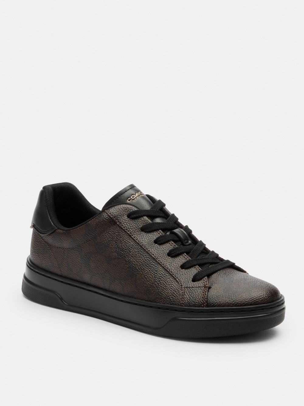 Coach Outlet High Line Sneaker In Signature Canvas